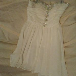 White short Prom, Homecoming, Wedding dress 5/6